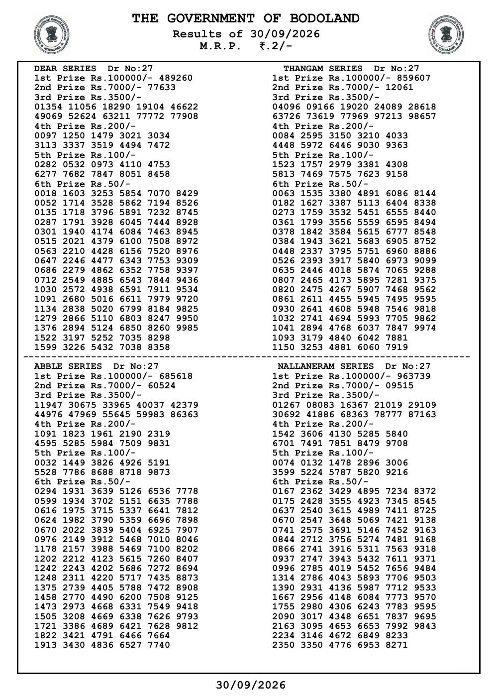 Bodoland 2026-09-30 PDF page 2