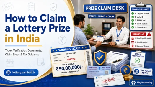 How to claim a lottery prize in India with ticket verification documents and tax guidance